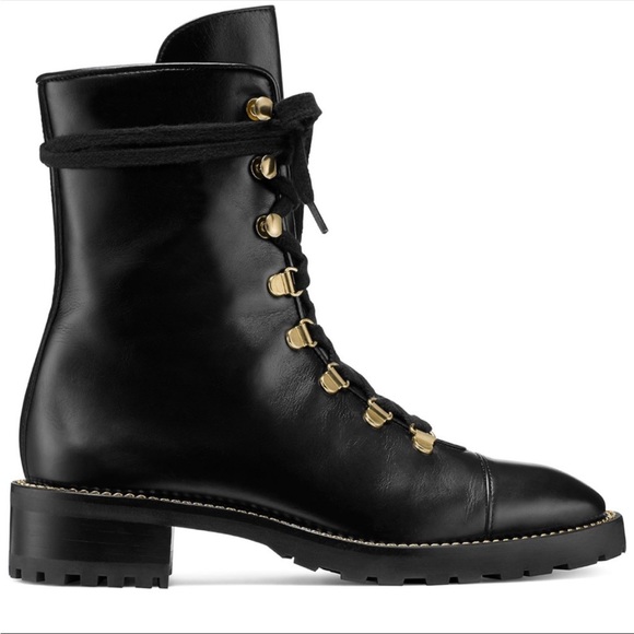 BNIB Stuart Weitzman Kolbie Chain Booties - Picture 3 of 9